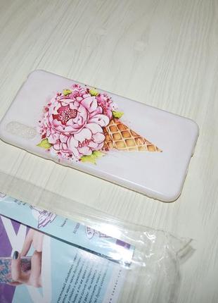 Чехол для huawei y6 pro 2019 zorrov мороженое ice cream4 фото