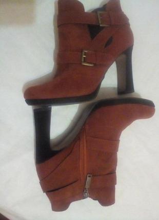 Ботинки полусапожки ботильоны s.oliver 41 размер стелька 26.5см