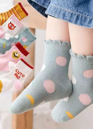 🧦 набір шкарпеток  для дівчаток 5 пар ♀️1 фото