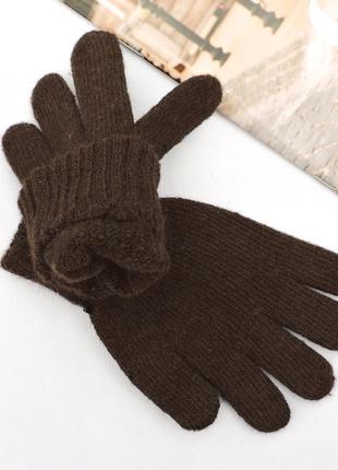 Дитячі рукавички "p-sport" коричневі2 фото