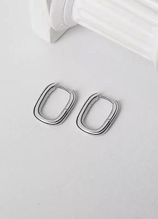 Сережки конго срібло 925 в стилі massimo