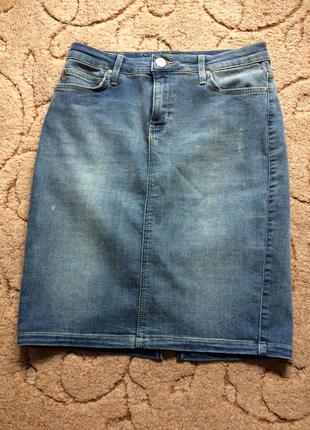 Фірменна жіноча джинсова спідниця ,,lee"1 фото