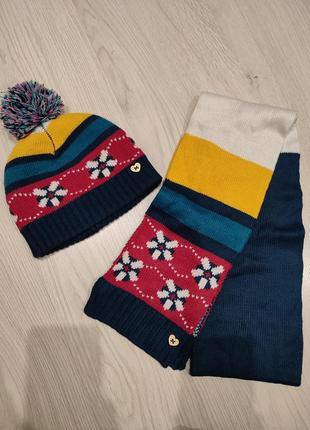 Комплект, шапка+шарф, tuctuc, р. 521 фото