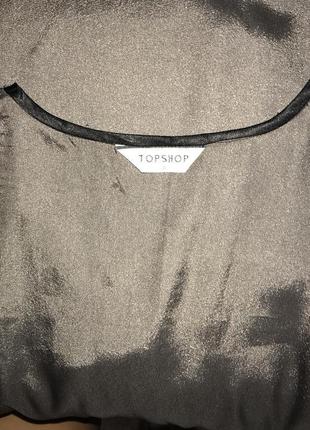 Атласное платье topshop4 фото