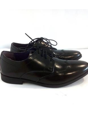 Шкіряні туфлі для хлопчика для школи від бренду next, р. 36 код w3629