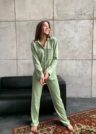 Пижама велюровая