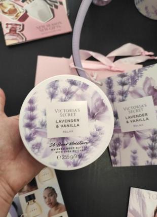 Взбитые сливки баттер для тела body butter lavender vanilla лаванда ваниль премиум victoria's secret виктория сикрет вікторія сікрет оригинал2 фото