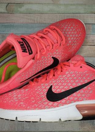 Pink nike best sale air max sequent