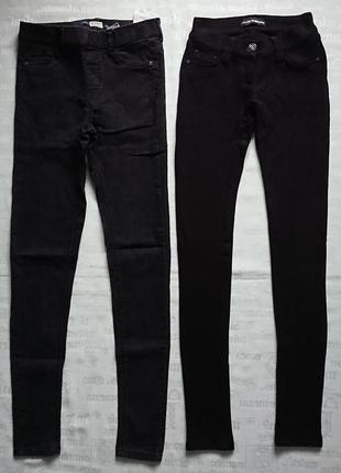 Черные леггинсы с карманами,трикотажные брюки, теплые и плотные, на флисе3 фото