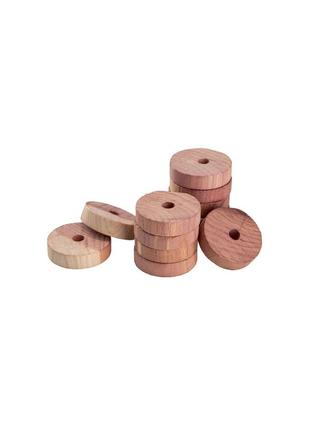 Деревянные кедровые кольца для шкафов  livarno - коричневый li-113801