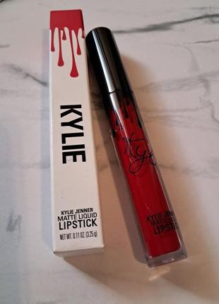 Жидкая матовая помада для губ kylie cosmetics matte liquid lipstick mary jo k1 фото