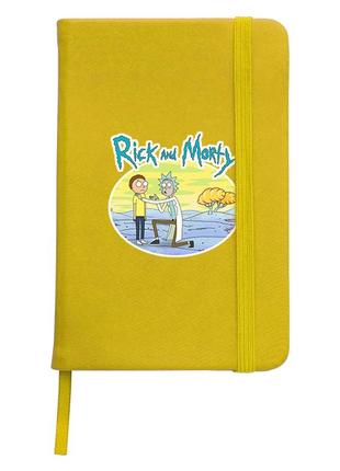 Блокнот а5 рик и морти (rick and morty) желтый (92288-1233-sy)