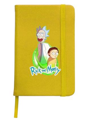 Блокнот а5 рик и морти (rick and morty) желтый (92288-1230-sy)