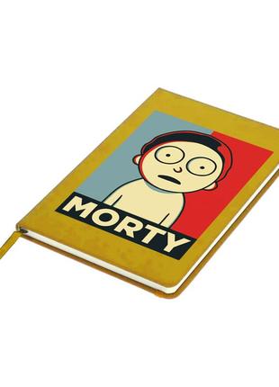 Блокнот а5 рик и морти (rick and morty) желтый (92288-2931-sy)5 фото