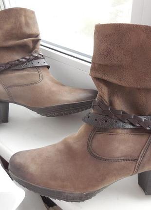 Кожаные демисезонные ботинки ecco venturini 40р.-41р-26,5 см.