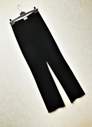 Брендовые брючки чёрные элегантные от талии женские штаны на 4 сезона shendel турция