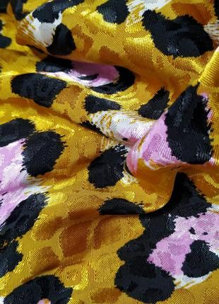 Новое натуральное леопардовое платье от river island.8 фото