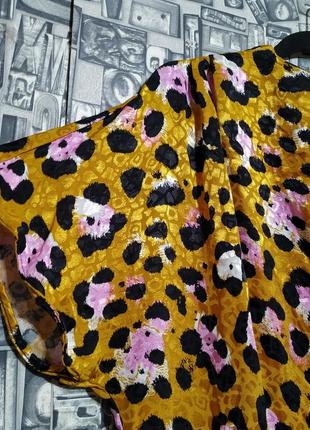 Новое натуральное леопардовое платье от river island.4 фото