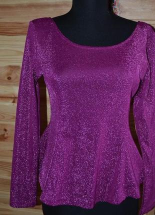 Блуза h&m c металевою ниткою