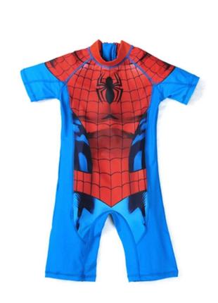 Купальный костюм человек- паук на 2-3 года2 фото