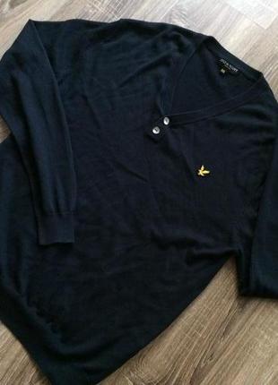 Мужской джемпер пуловер кофта свитер lyle & scott xl