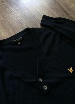 Мужской джемпер пуловер кофта свитер lyle & scott xl2 фото