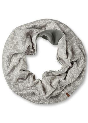 Теплий шарф-снуд, оригінальний принт2 фото