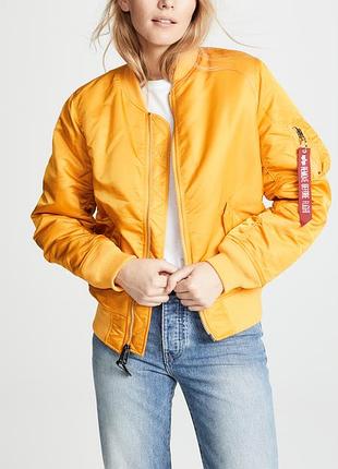 Бомбер alpha industries ма-1 w bomber  куртка1 фото