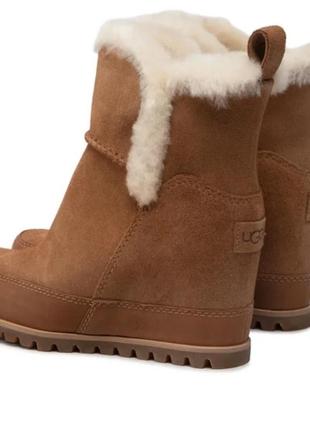 Ботильоны на танкетке ugg зима натуральная кожа -замш3 фото