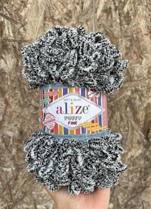 Пряжа alize puffy fine 833 194