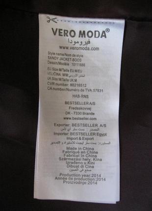 Стильное новое пальто vero moda полиэстер шерсть вискоза m 46-48 b133n5 фото