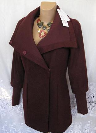 Стильное новое пальто vero moda полиэстер шерсть вискоза m 46-48 b133n2 фото