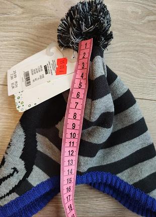 Шапка вушанка демісезонна осіння весняна з міккі маусом 40-42р 6