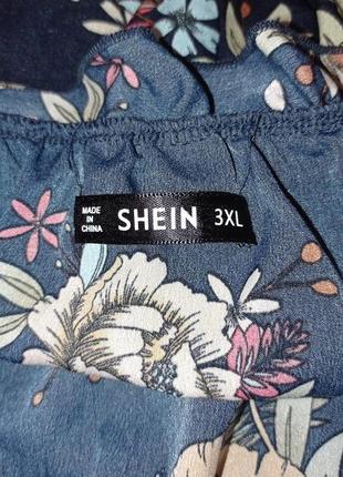 Платье 👗 батал принт 🌺🌺🌺 3