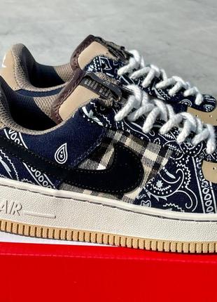 Кросівки nike air force low x travis scott6 фото