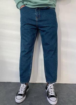 Мужские тёмно-синие джинсы чоловічі темно-сині джинси2 фото