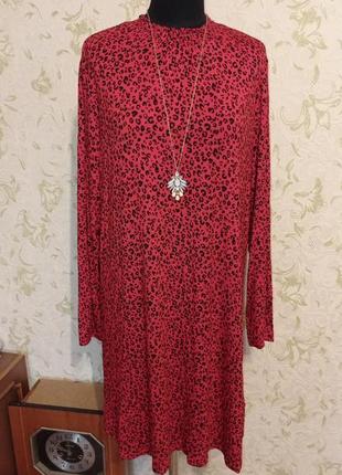 Платье 👗 принт 🐆 uk20