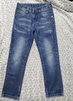 Стильные джинсы 7-8 лет1 фото