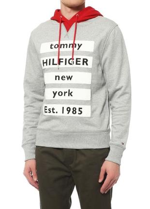 Худі tommy hilfiger contrast detail hoodie