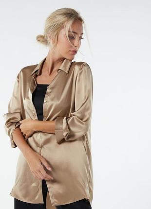 Шелковая удлиненная рубашка intimissimi 😍