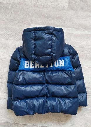 Пуховик benetton,2-3 роки7 фото