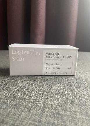 Відновлююча сироватка logically skin aquatide resurface serum 50ml4 фото