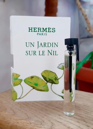 Hermes un jardin sur le nil💥оригинал миниатюра пробник mini 5 мл книжка игла