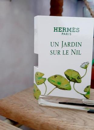 Hermes un jardin sur le nil💥оригінал мініатюра пробник mini 5 мл книжка голка2 фото