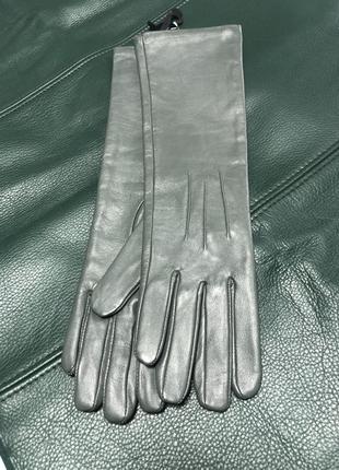 Осінні шкіряні рукавички4 фото