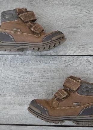 Geox amphibiox детские кожаные ботинки коричневого цвета оригинал 26 размер