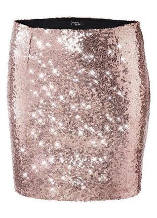 Фірмова супер-спідниця в паєтки від heidi klum від esmara. німеччина.оригінал.