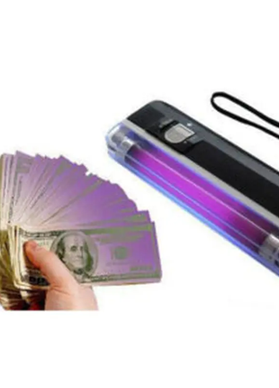 Портативный ультрафиолетовый детектор валют, купюр, банкнот уф карманный dl-016 фото