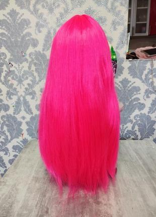 Карнавальный парик розовый неоновый smiffys4 фото