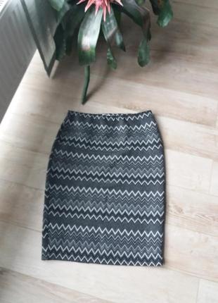 Элегантная юбка -карандаш люрекс2 фото